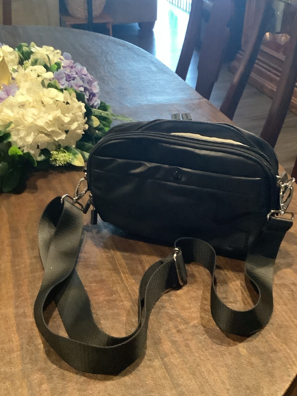 HKWIP Black Crossbody Bag - never used can use on belt